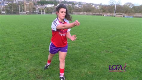 Ladies Gaelic Football Skills - The Fist Pass - YouTube