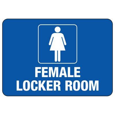 Female Locker Room - Locker Room Signs | Seton | Seton