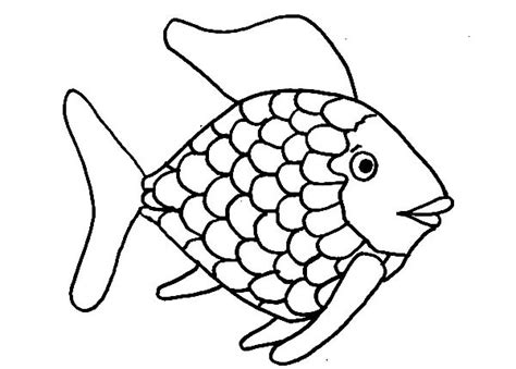 Rainbow Fish Free Picture coloring page - Download, Print or Color Online for Free