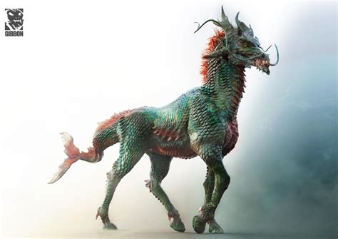 ArtStation - Siamese Dragon Horse