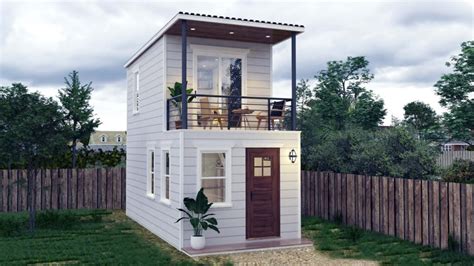 192 Sqft Two Storey Tiny House Design: 11 Million Views On YouTube