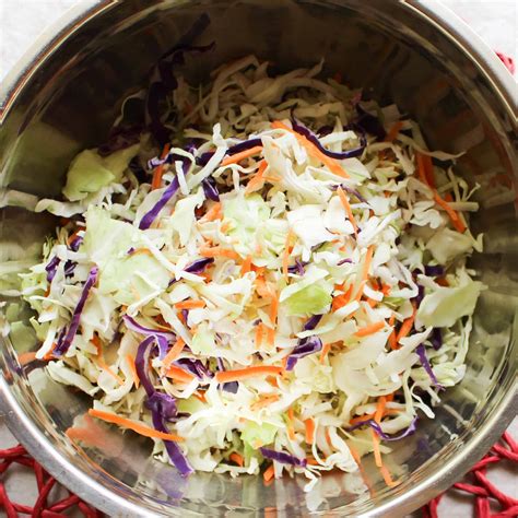 Quick and Easy Creamy Coleslaw - Yay Kosher - Just 5 Ingredients