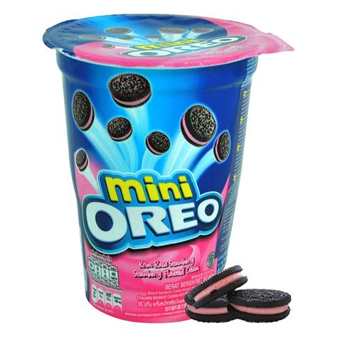 OREO BISCUIT MINI STRAWBERRY CREME CUP 67G | WHIM