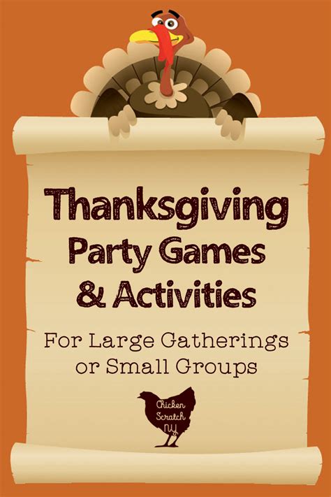 Fun and Easy Thanksgiving Family Games for any Size Group