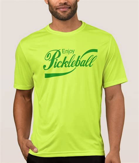 MEN'S PICKLEBALL SHIRT - "Enjoy Pickleball" - 15% OFF with Coupon Code ...