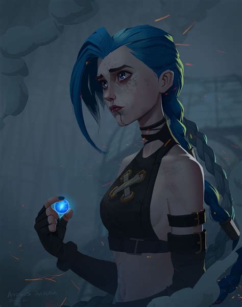 Fan art Jinx (Arcane), Andrés Quiroga | League of legends characters ...