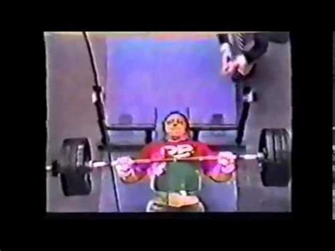 Bill Kazmaier - 287.5 kg / 633 lb Raw Bench - YouTube