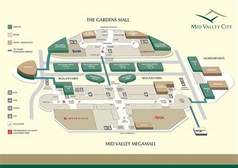 mid valley map – KL Office Space