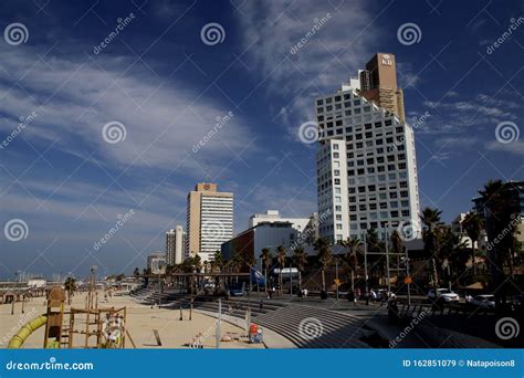 White City Tel Aviv on an Autumn Day. Israel. Editorial Stock Image ...