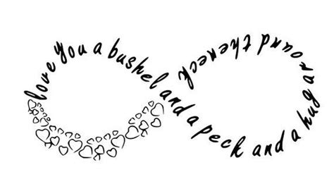 i love you a bushel and a peck tattoo - leevancleefage