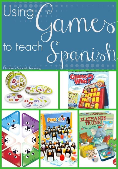 Using Games to Teach Spanish | Teaching spanish, Spanish lessons for ...