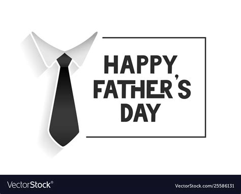 Happy fathers day template design Royalty Free Vector Image