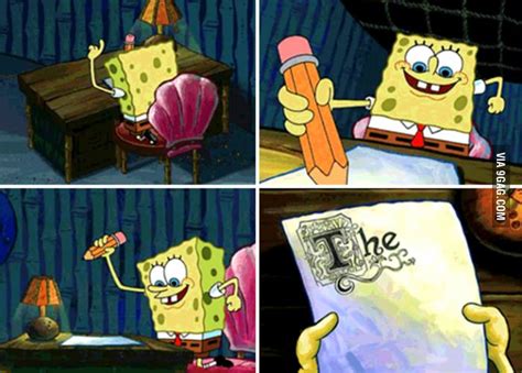 spongebob essay Blank Template - Imgflip