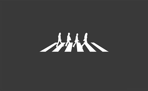 HD wallpaper: Beatles Abbey Road, silhouette The Beatles, Aero, Vector ...