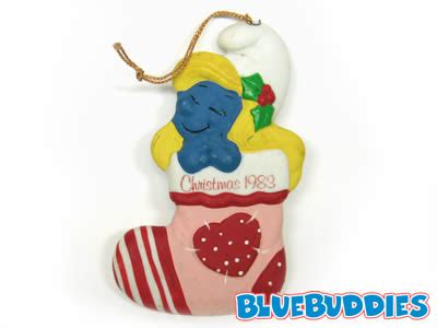 Smurf Christmas Ornaments "The Night Before Christmas" Series Smurfette ...