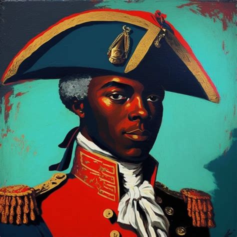 Toussaint Louverture, Haitian Art, Haitian Original Painting, Pop Art, Self Portrait, Haitian ...