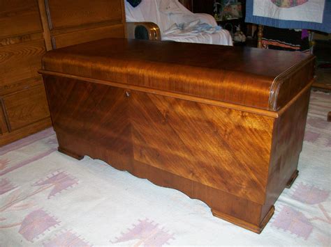 Antique Cedar Chest With Bottom Drawer - Antique Poster