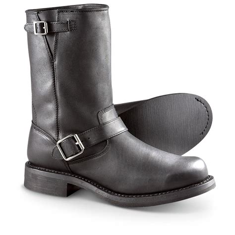 Men's Durango Boot® 10" Engineer Boots, Black - 222260, Motorcycle ...