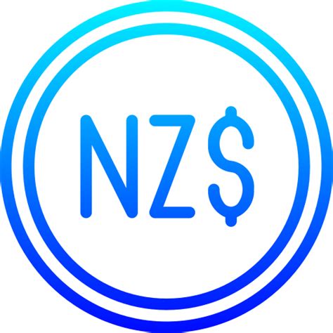 New zealand dollar Generic Gradient icon