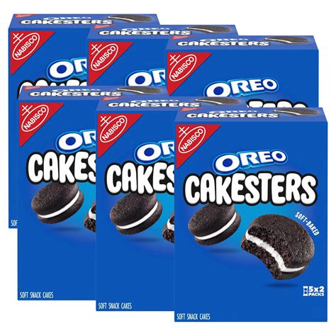 (6 pack) OREO Cakesters Soft Snack Cakes, 5 - 2.02 oz Snack Packs - Walmart.com