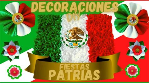 DIY: Decoraciones Fiestas Patrias Mexicanas // ADORNOS FIESTAS PATRIAS ...