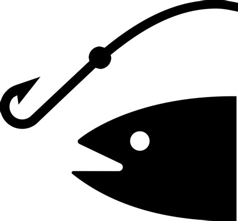 Fish Hook Symbol · Free vector graphic on Pixabay