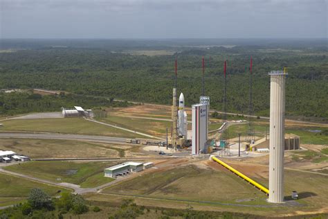 ESA - Ariane 5 ES launcher during transfer to ZL-3