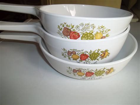 Corning Ware Spice of Life Sauce Pan Set of 3 - Etsy