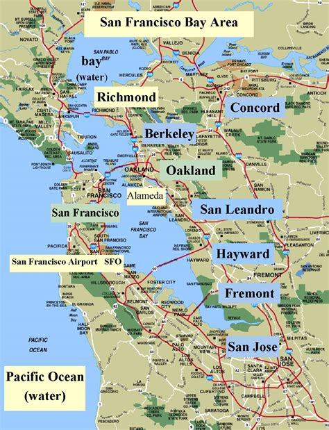 SanFrancisco Bay Area and California Maps | English 4 Me 2