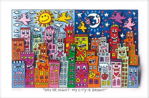 James Rizzi | Day Or Night - My City Is Bright - Kunsthandlung Langheinz