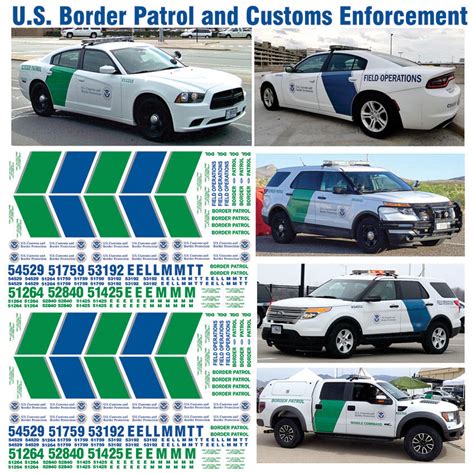 U.S. Border Patrol & Customs Border Protection (Multiple Vehicles) – Bilbozodecals