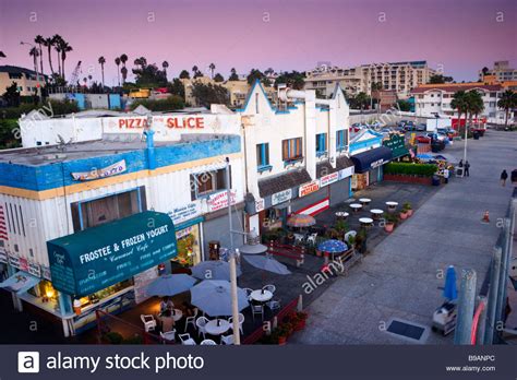 Restaurants Santa Monica Pier California Stock Photo, Royalty Free Image: 22978884 - Alamy