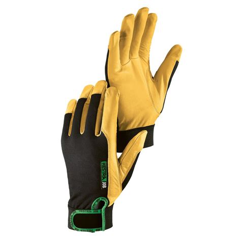 Hestra JOB Golden Kobolt Flex Size 10 Tan/Black Leather Gloves-73040 ...