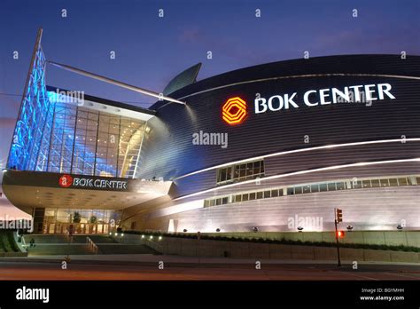 Tulsa, OK, Oklahoma, downtown, BOK Center, evening Stock Photo - Alamy