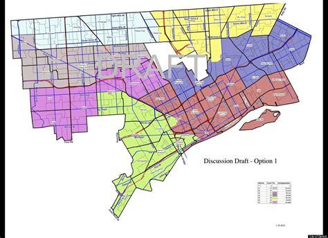 Detroit City Council Districts Chosen, Council Votes For Option 3 ...