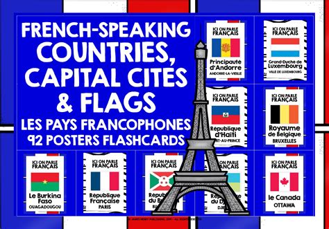 French Speaking Countries And Their Flags