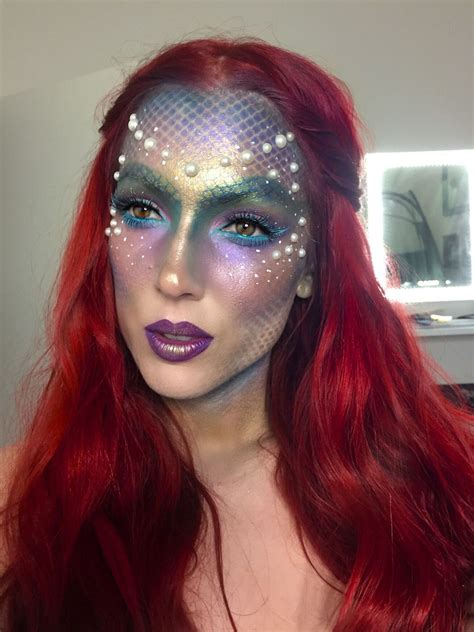 Mermaid Makeup | Mermaid makeup halloween, Mermaid halloween, Mermaid costume diy