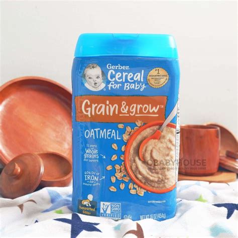 Gerber Cereal Grain & Grow Oatmeal 454 gr – Obabyhouse