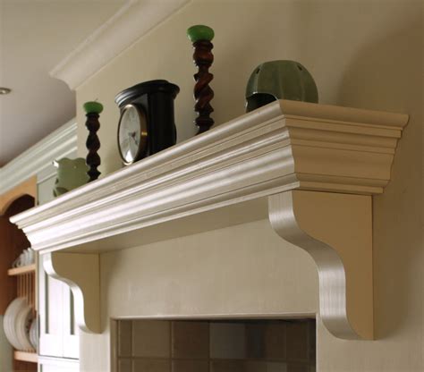 Handmade Victorian Solid Wood Mantel Piece, Floating Shelf with Corbel ...