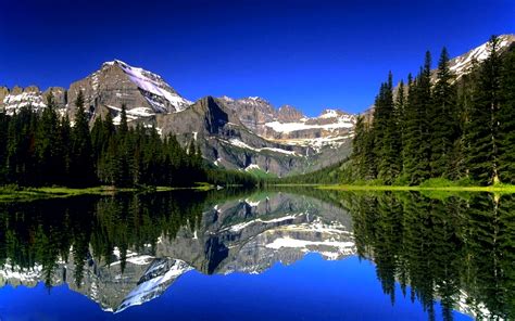 Mountains Nature Lake HD Wallpapers - Wallpaper Cave