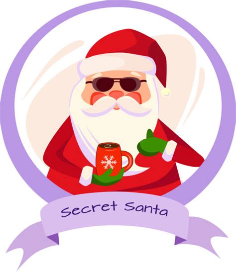 Cute Secret Santa Clip Art