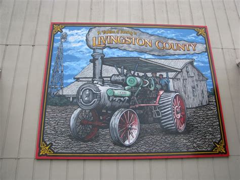 A Tradition of Farming Mural - Pontiac, Illinois - Murals on Waymarking.com