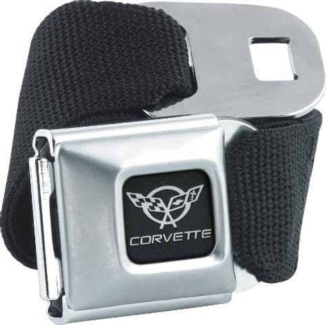 Official Licensed Corvette Seat- Belt,buckle with Black Canvas Webbing Buckle Down http://www ...