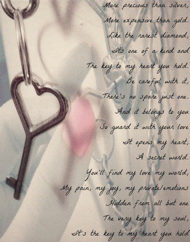 key to my heart (found poem on internet) | Inked | Pinterest