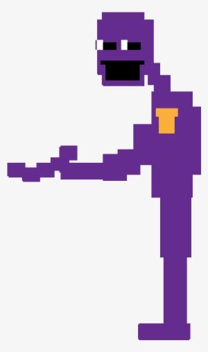 The Purple Guy - Fnaf Purple Man Sprite PNG Image | Transparent PNG ...