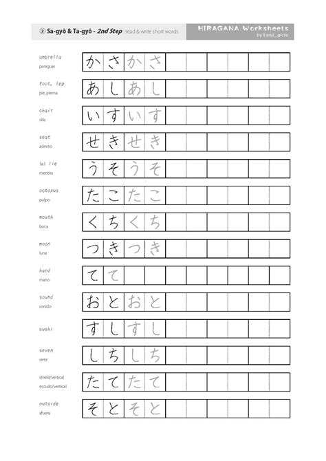 HIRAGANA Worksheets starter Set japanese - Etsy Canada | Kids worksheets printables, Writing ...