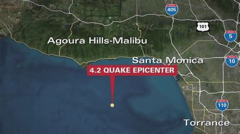 A 4.2 magnitude earthquake rocks the Malibu area, followed by multiple aftershocks - US Today News