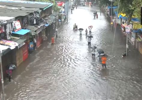 Mumbai rains: Heavy waterlogging in city after rains, Red alert for Palghar on Saturday | India ...