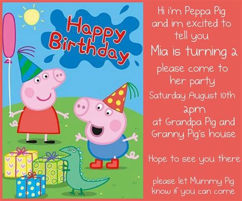 Peppa Pig Sayings - Rain Will