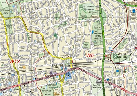 Ealing London Borough Map | I Love Maps